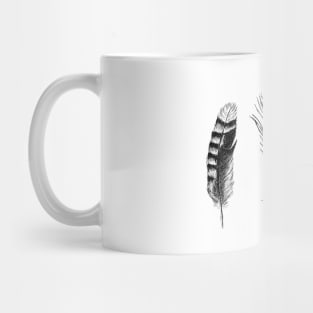 Feathers Print Mug